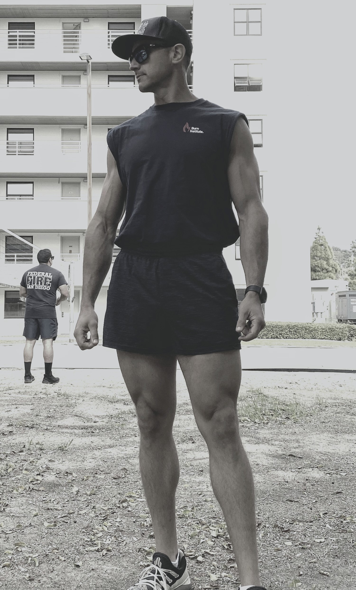 Joe-post-workout-on-beach